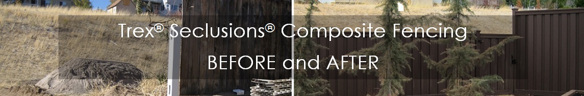 Trex Fencing: Before and After 1 Trex Fencing: Before and After 1