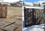 Trex Fencing: Before and After 2 Trex Fencing: Before and After 2