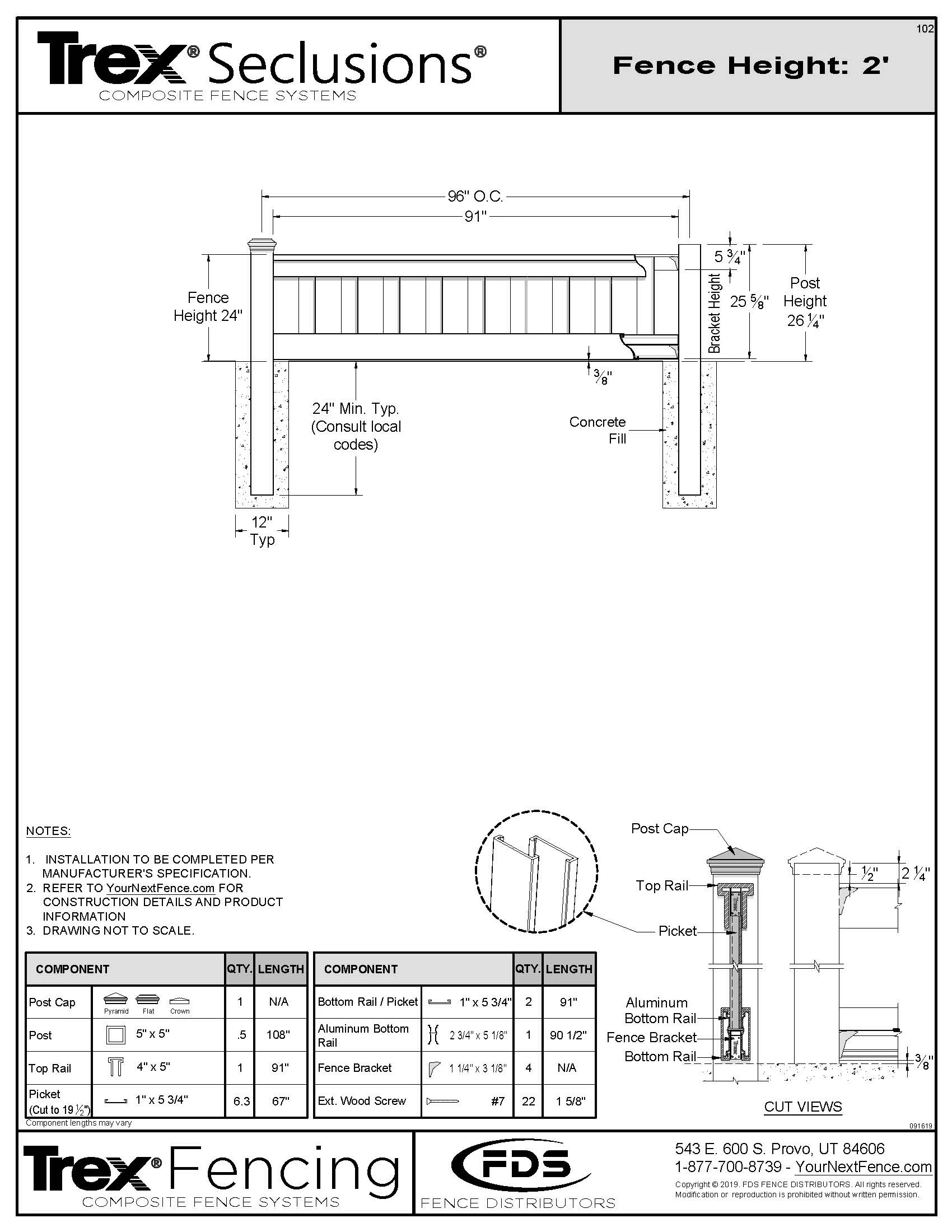 2019 - SECLUSION 2' TALL - 102 >> Seclusions Drawings 4
