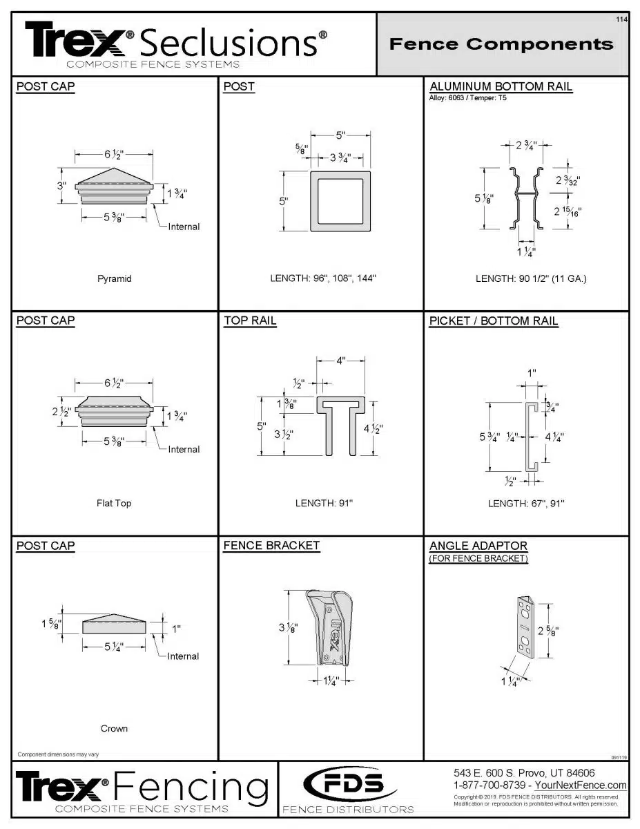 2019 - SECLUSION COMPONENTS - 114 >> Seclusions Drawings 1