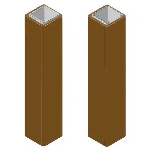 Post stiffners c channel Seclusions Components 10