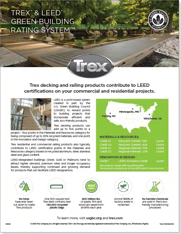 trex-leed-point-bulletin An image of the Trex LEED point contribution bulletin