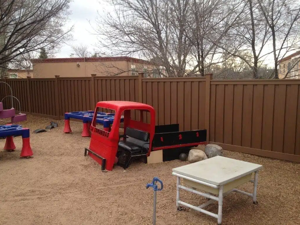 trex-fencing-lowes-2556-santa-fe-nm Project Spotlight: A Safe Fence for Children (Santa Fe, NM) 1