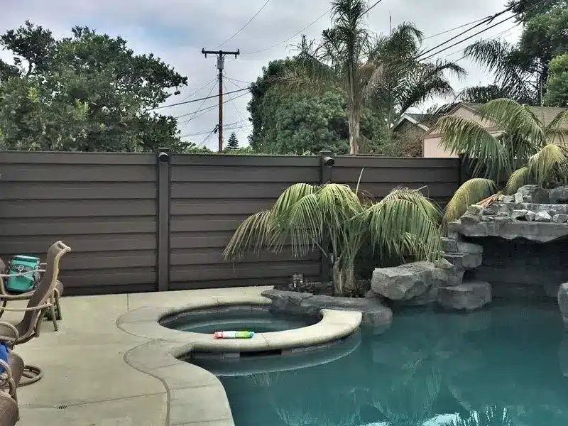 Privacy Fencing Considerations and More with Trex Fencing 1 Privacy fencing for pools and hot tubs made from a Trex fence system