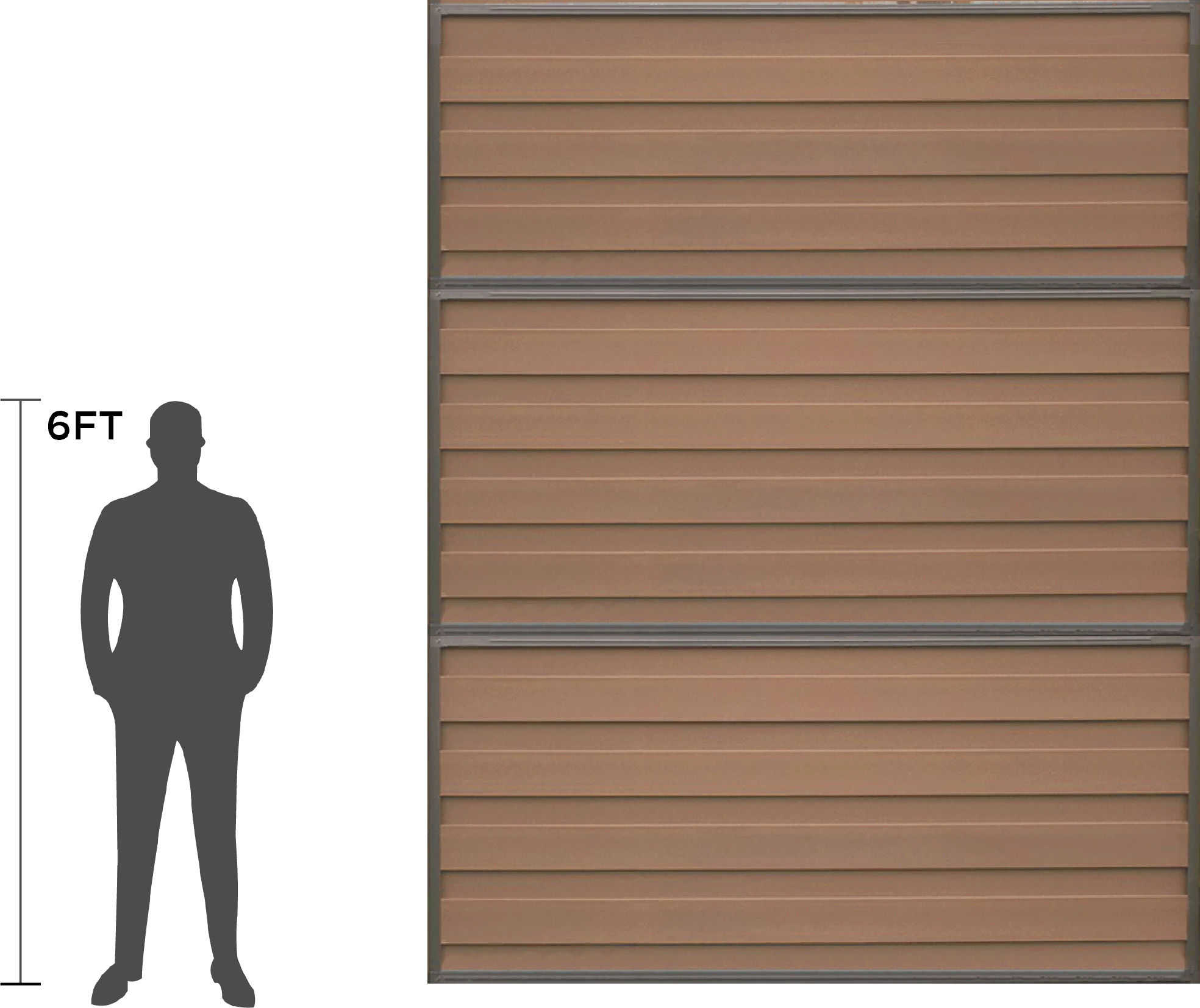 Horizons Fence Panel Kit - 11-ft. Tall 1 Horizons Fence Panel Kit - 11-ft. Tall