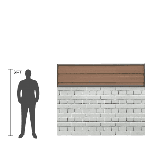 Horizons Fence Panel Kit -  2-ft. Tall (Wall Topper)