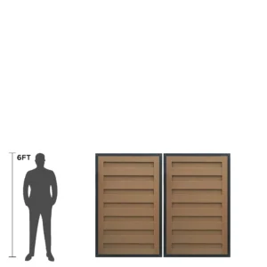 Trex w/Horizons Double Gate Panel Kit 6-ft. Tall (Standard Width)