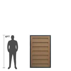 Trex w/Horizons Horizontal Single Gate Panel - 6-ft. Tall - Standard Width