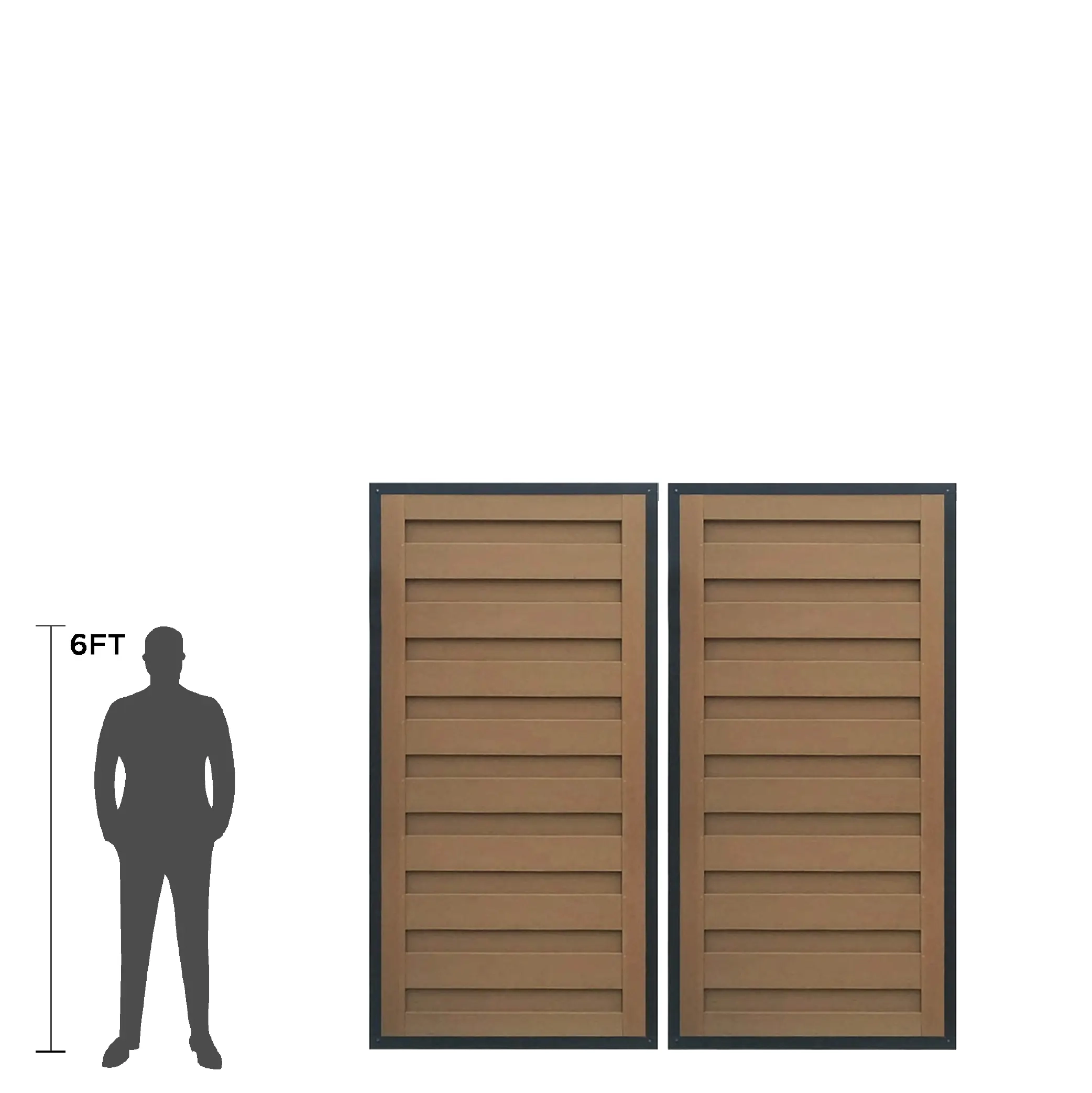 Trex w/Horizons Double Gate Panel Kit 8-ft. Tall (Standard Width) 1 Trex w/Horizons Double Gate Panel Kit 8-ft. Tall (Standard Width)