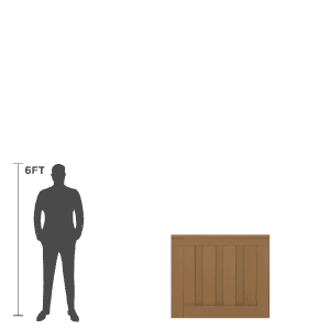 Trex Seclusions Single Gate Panel - 3-ft. Tall - Standard Width