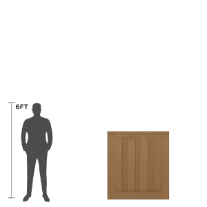 Trex Seclusions Single Gate Panel - 4-ft. Tall - Standard Width