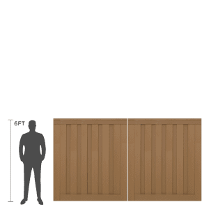 Trex Seclusions Double Gate Panel Kit - 6-ft. Tall (Large Width)