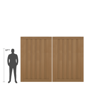 Trex Seclusions Double Gate Panel Kit - 8-ft. Tall (Large Width)