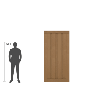 Trex Seclusions Single Gate Panel - 8-ft. Tall - Standard Width