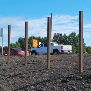 2d-Seclusions-Posts Trex posts are easy to install and maintain