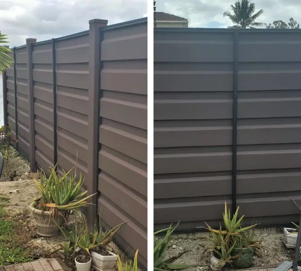 Vertical Back Bracing Rail for Horizons 1 Back Bracing Rail for Trex Horizontal Fencing