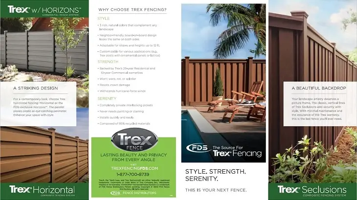 Trex Fencing FDS Brochure Trex Fencing Quad Brochure